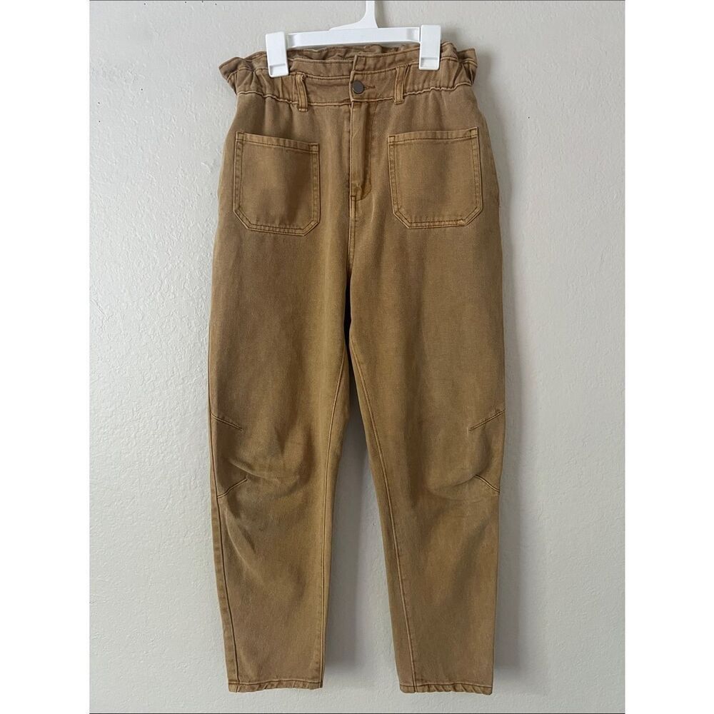 Like New! BOHME Casual High-Waist Elastic Waistband Pants in Rust Size S